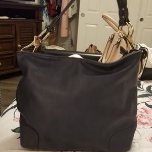 Shoulder bag, large black. Like new.